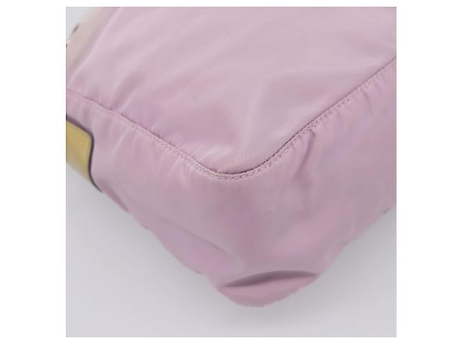 PRADA Schultertasche Nylon Pink Silver Auth hk4231 Silber - Ansicht 11