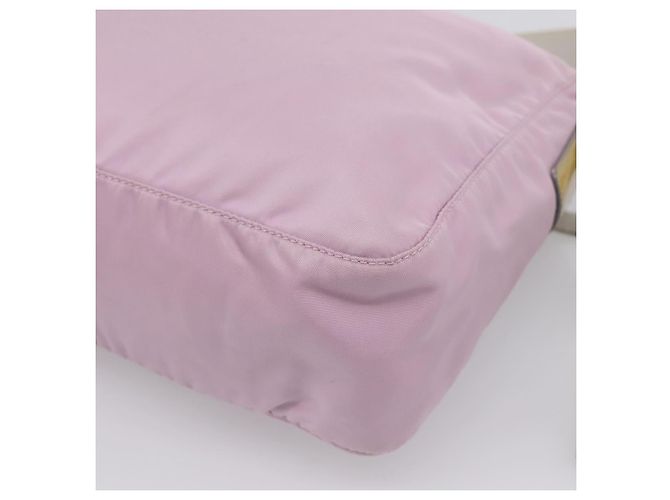 PRADA Schultertasche Nylon Pink Silver Auth hk4231 Silber - Ansicht 12