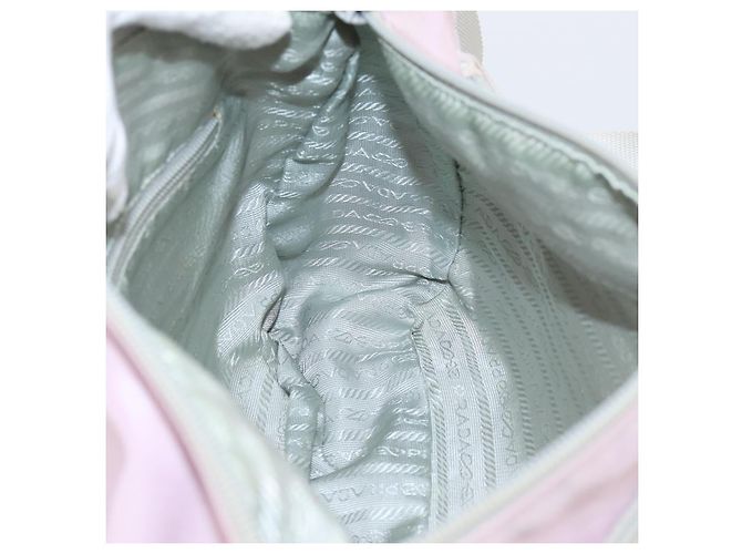 PRADA Schultertasche Nylon Pink Silver Auth hk4231 Silber - Ansicht 18