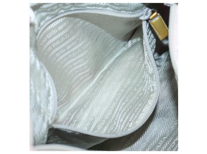 PRADA Schultertasche Nylon Pink Silver Auth hk4231 Silber - Ansicht 21