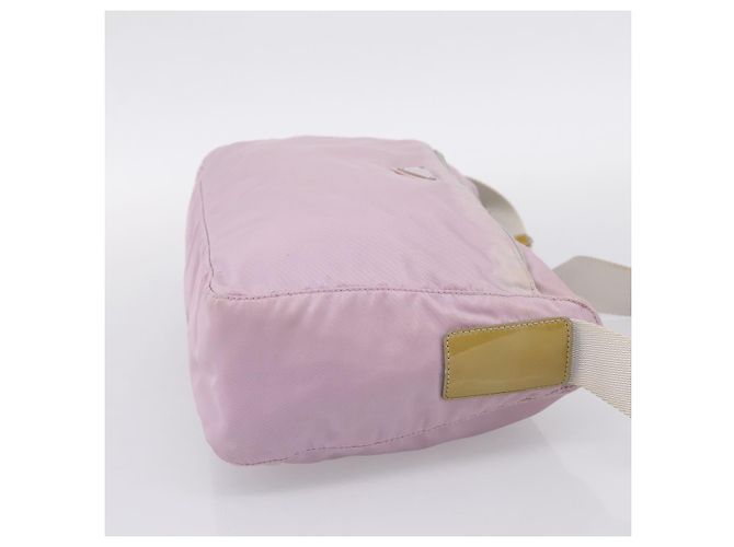 PRADA Schultertasche Nylon Pink Silver Auth hk4231 Silber - Ansicht 5