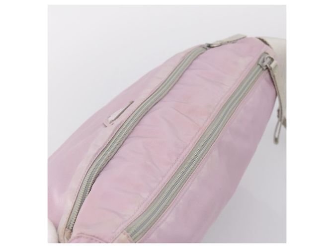 PRADA Schultertasche Nylon Pink Silver Auth hk4231 Silber - Ansicht 6