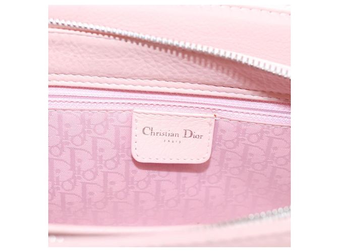 Borsa Christian Dior Canage in pelle rosa argento autentica 208692V - vista 22