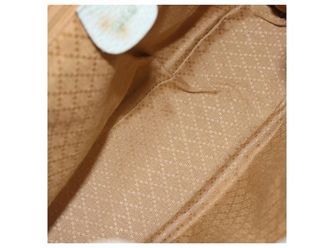 Zaino GUCCI Bamboo in pelle azzurro e oro 003 2058 0016 Auth 206231 D'oro Blu chiaro - vista 25