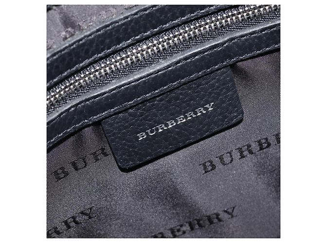 Bolso Tote BURBERRY Nova Check Canvas Beige Silver Auth 208838V Plata - vista 16
