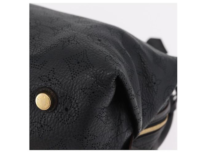 LOUIS VUITTON Borsa a tracolla Mahina Galatea PM Pelle Nera M93814 Auth am12810V Nero - vista 11