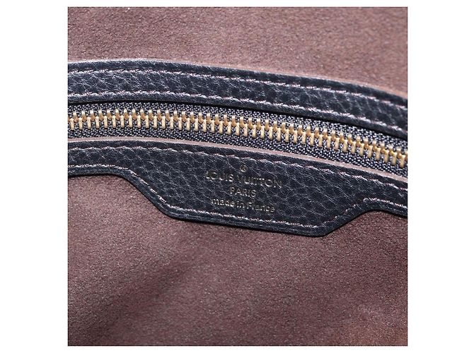 LOUIS VUITTON Borsa a tracolla Mahina Galatea PM Pelle Nera M93814 Auth am12810V Nero - vista 20