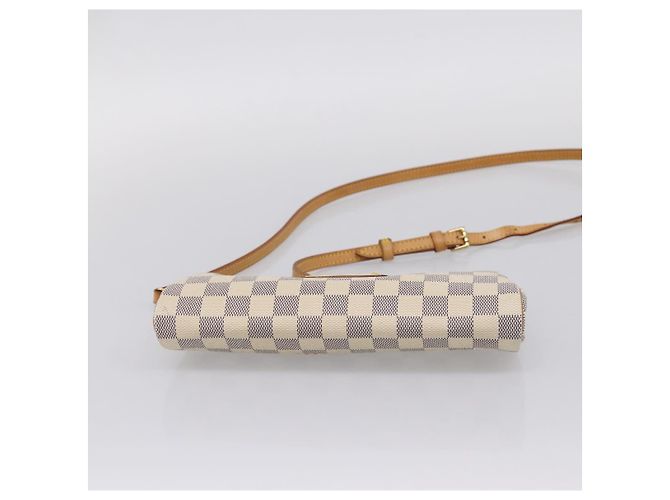 LOUIS VUITTON Damier Azur Eva Shoulder Bag 2way N55214 LV Auth 209283V - vista 11