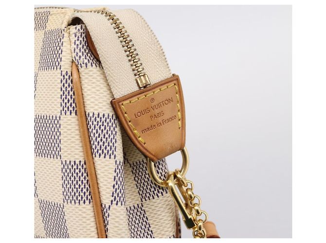 LOUIS VUITTON Damier Azur Eva Shoulder Bag 2way N55214 LV Auth 209283V - vista 16
