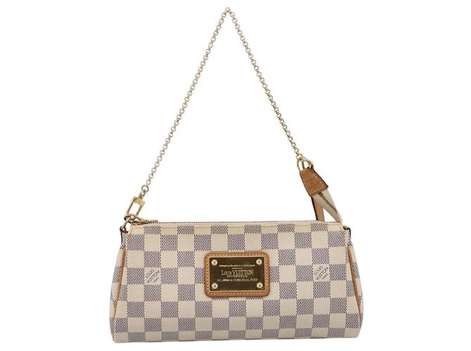 LOUIS VUITTON Damier Azur Eva Shoulder Bag 2way N55214 LV Auth 209283V - vista 2