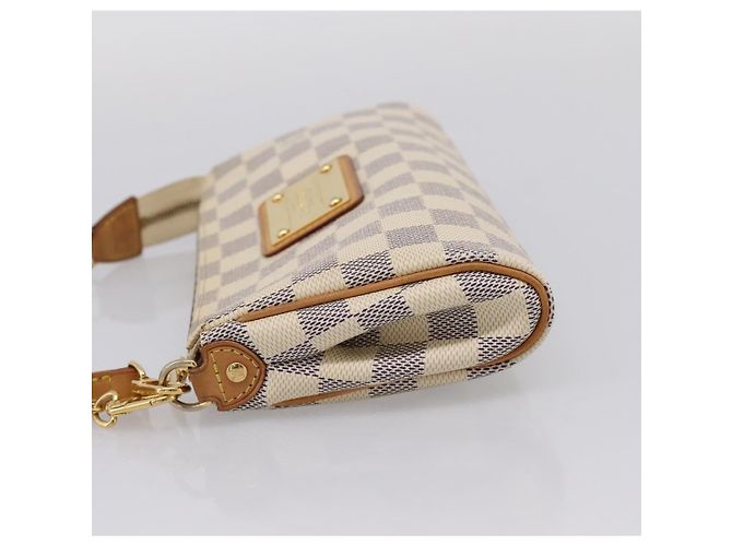 LOUIS VUITTON Damier Azur Eva Shoulder Bag 2way N55214 LV Auth 209283V - vista 4