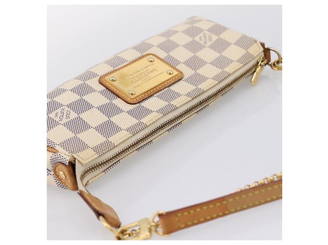 LOUIS VUITTON Damier Azur Eva Shoulder Bag 2way N55214 LV Auth 209283V - vista 6