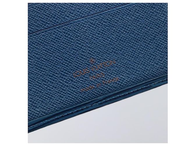 LOUIS VUITTON Epi Porte Billets Compact Wallet Blue M63555 LV Auth 208841A Blau - Ansicht 20