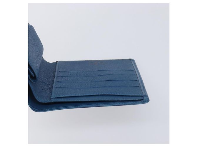 LOUIS VUITTON Epi Porte Billets Compact Wallet Blue M63555 LV Auth 208841A Blau - Ansicht 21
