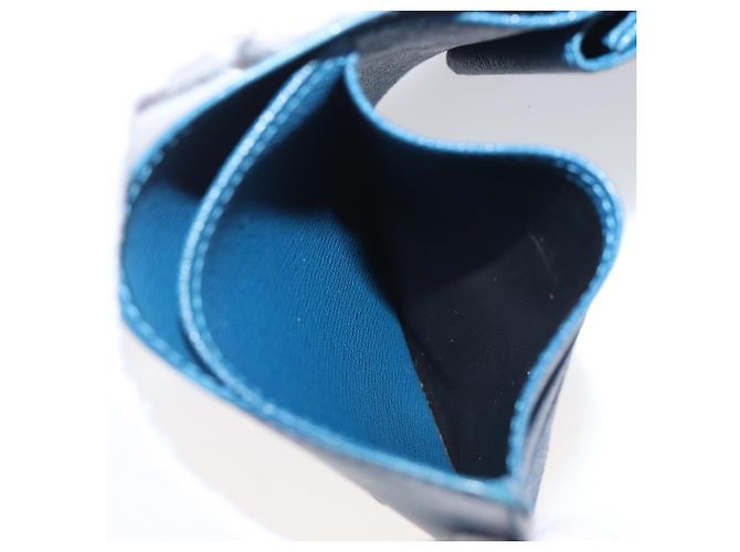 LOUIS VUITTON Epi Porte Billets Compact Wallet Blue M63555 LV Auth 208841A Blau - Ansicht 22
