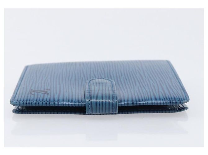 LOUIS VUITTON Epi Porte Billets Compact Wallet Blue M63555 LV Auth 208841A Blau - Ansicht 3