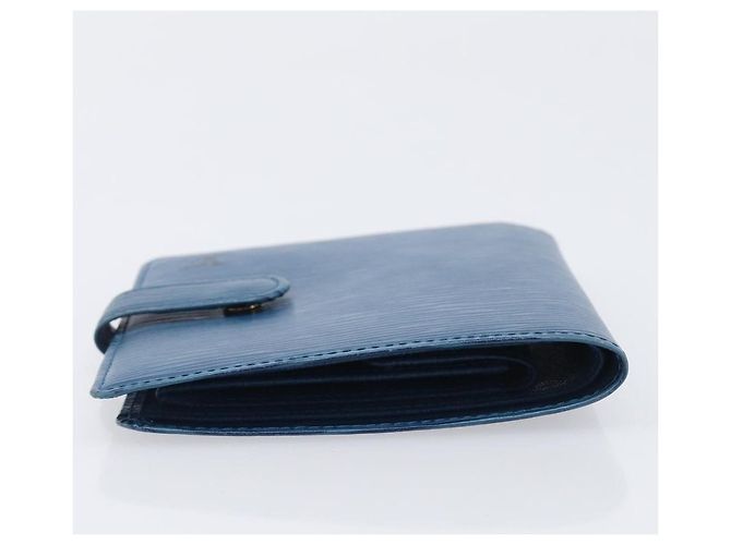 LOUIS VUITTON Epi Porte Billets Compact Wallet Blue M63555 LV Auth 208841A Blau - Ansicht 5