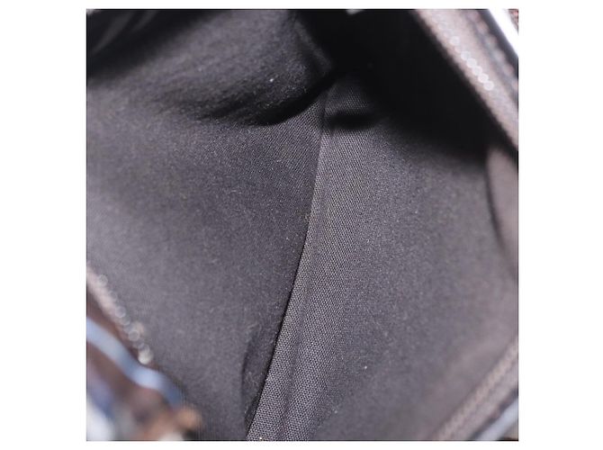 Borsa a tracolla BURBERRY Black Label Canvas Navy Silver Auth bs37549 Argento Blu navy - vista 27