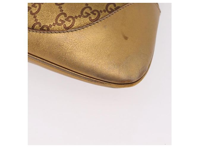 GUCCI GuccissimaGG Sherry Line Jackie Shoulder Bag Leather 153029 Auth 208168A D'oro - vista 15