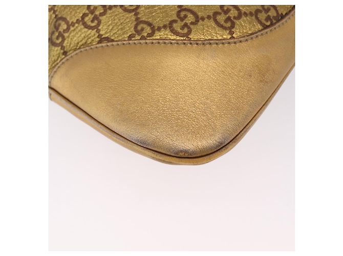 GUCCI GuccissimaGG Sherry Line Jackie Shoulder Bag Leather 153029 Auth 208168A D'oro - vista 16