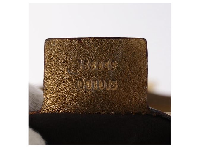 GUCCI GuccissimaGG Sherry Line Jackie Shoulder Bag Leather 153029 Auth 208168A D'oro - vista 25