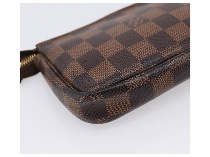 LOUIS VUITTON Damier Ebene T&B Mini Pochette Accessoires N58011 LV Auth bs37681 - vista 16