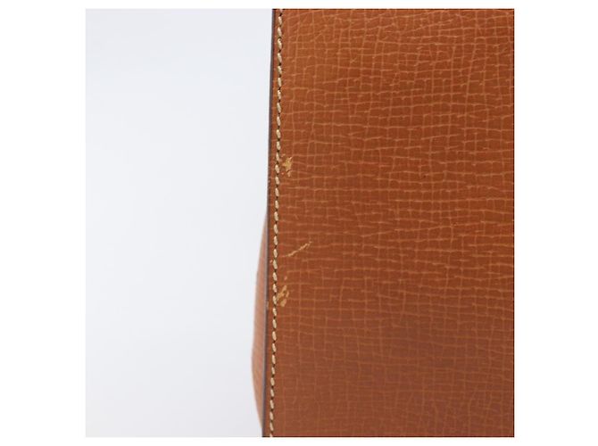Borsa a tracolla LOEWE in pelle marrone tono oro Auth 207796A - vista 3