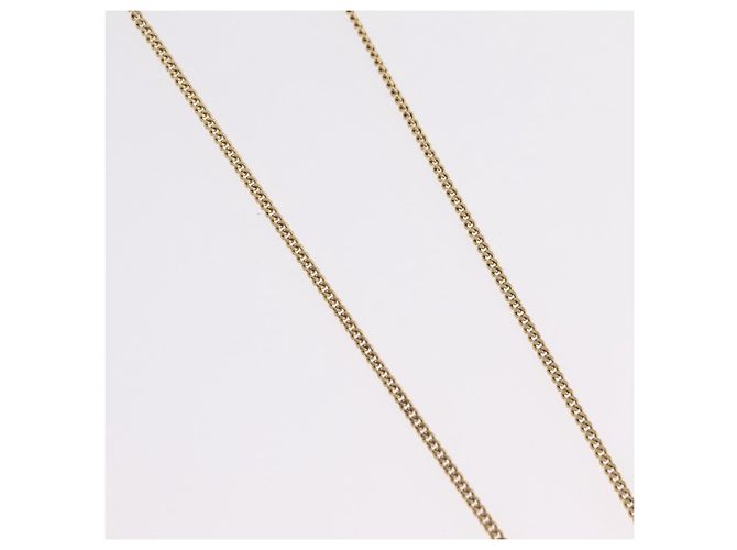 Collana Christian Dior Strass metallo Gold Tone Auth ka6626 - vista 5