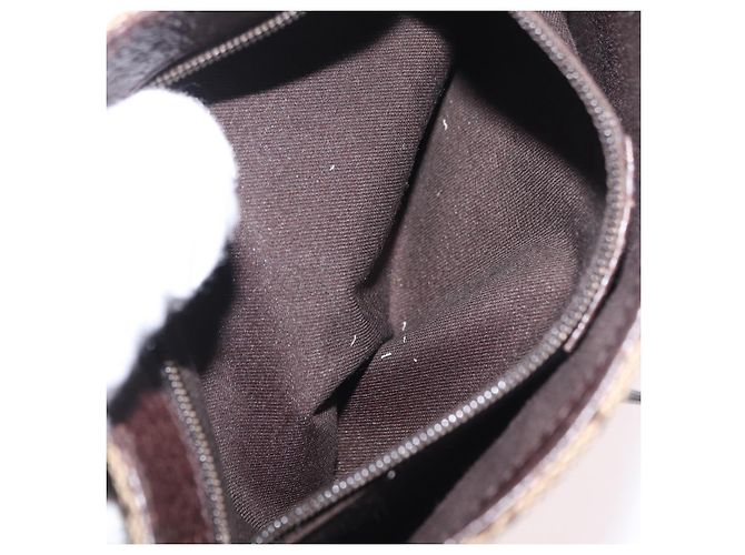 Borsello da vita GUCCI GG Canvas Beige Silver 131236 Auth 208149 Argento - vista 25