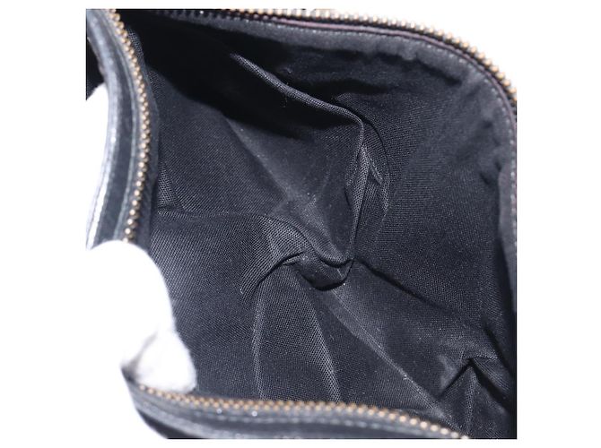 Borsa a mano BURBERRY in pelle nera e oro autentica ki6914A - vista 29