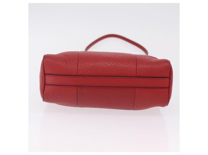 Borsa a Tracolla PRADA Pelle Rossa Oro Auth 209262A Rosso D'oro - vista 15