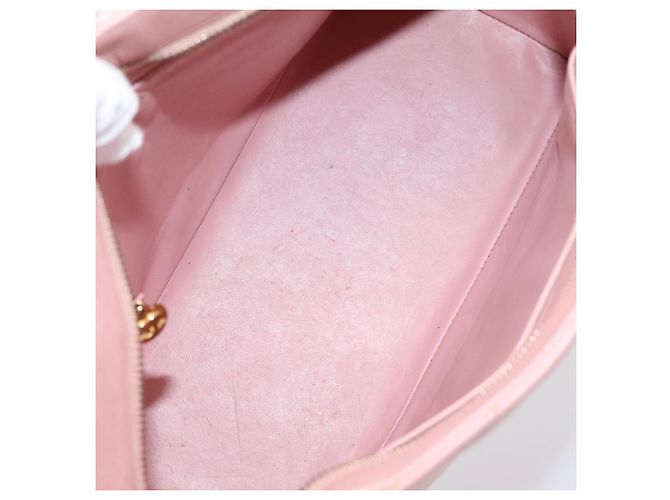 CHANEL Standard Tote Bag Caviar Leder Pink Gold CC Auth 208641V Golden - Ansicht 18