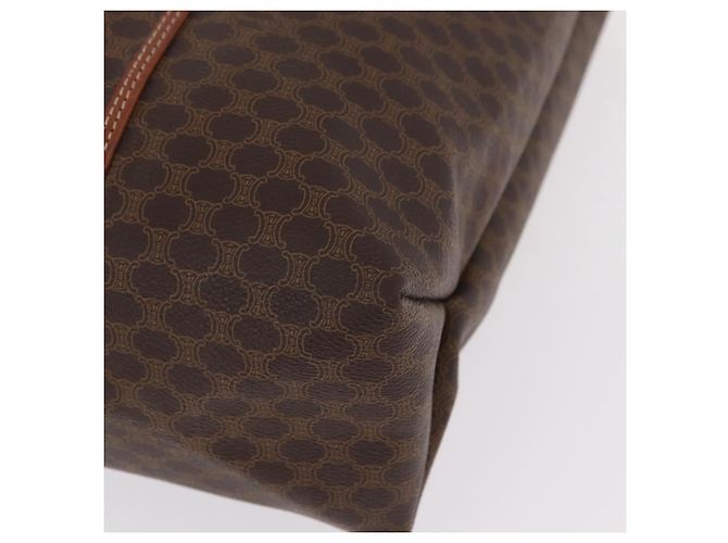 Céline Borsa Tote CELINE Macadam PVC Brown Auth 208166 Marrone - vista 14