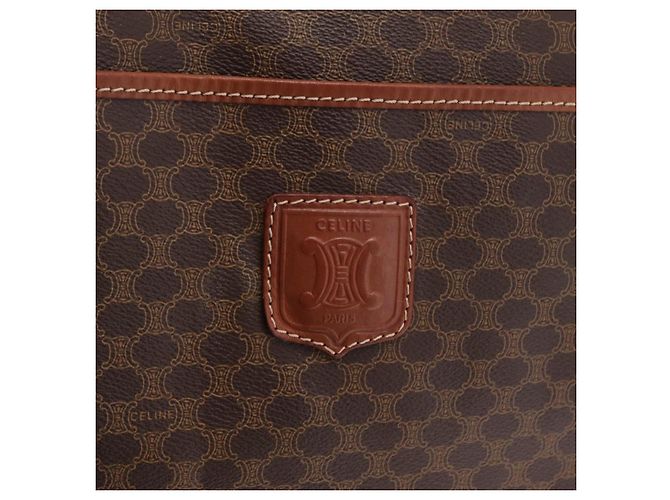 Céline Borsa Tote CELINE Macadam PVC Brown Auth 208166 Marrone - vista 18