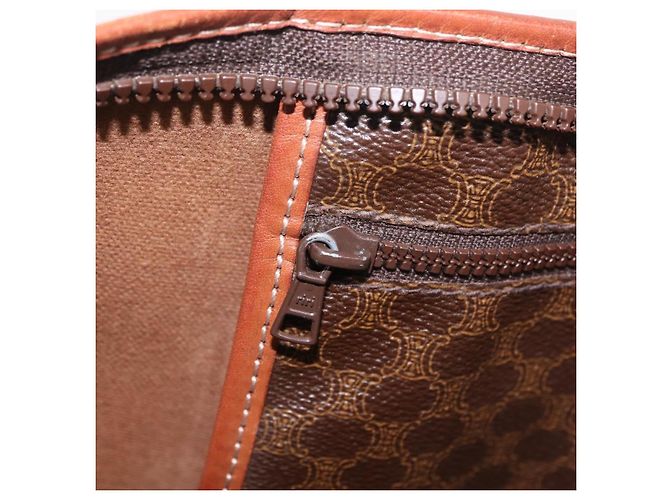 Céline Borsa Tote CELINE Macadam PVC Brown Auth 208166 Marrone - vista 23