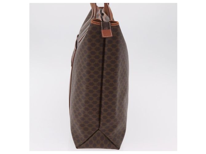 Céline Borsa Tote CELINE Macadam PVC Brown Auth 208166 Marrone - vista 5