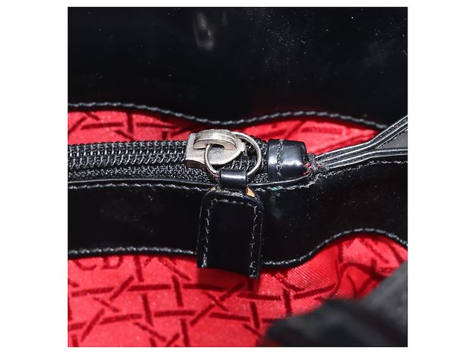 Borsa a mano Christian Dior Canage Nylon Black Gold Auth ep16513A - vista 21