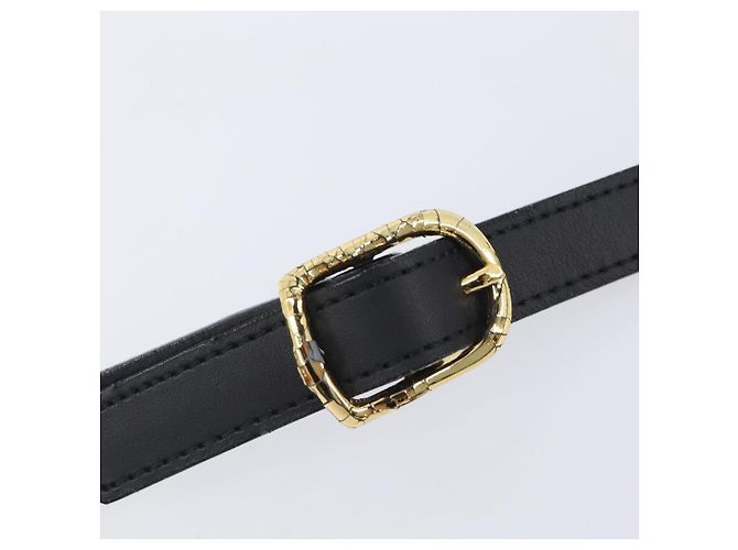 Borsa a tracolla Burberrys in pelle nera e oro Auth ep16288A Nero D'oro - vista 10