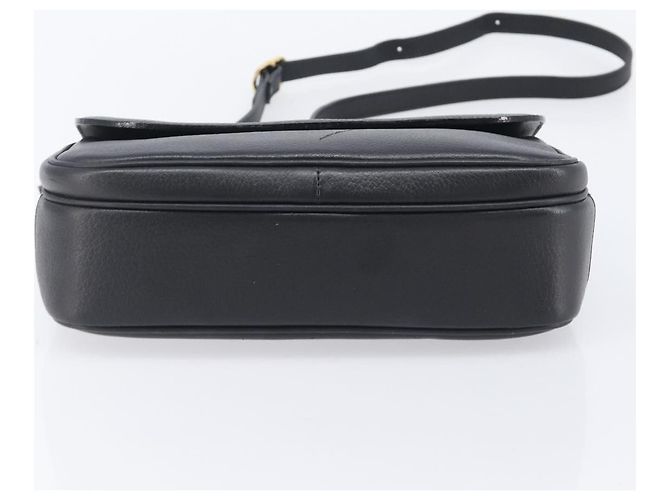 Borsa a tracolla Burberrys in pelle nera e oro Auth ep16288A Nero D'oro - vista 11