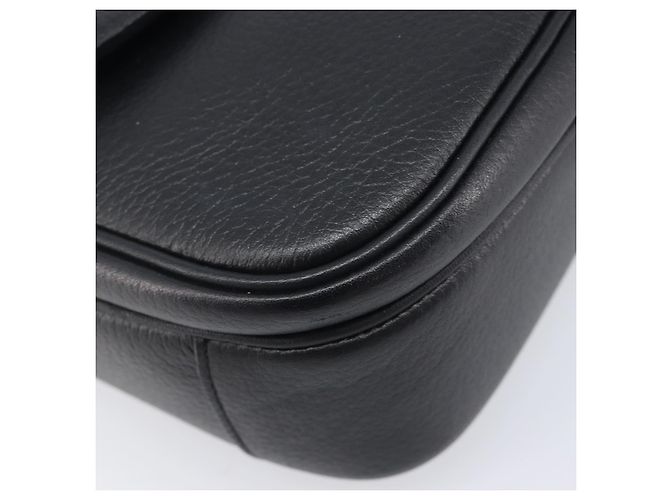 Borsa a tracolla Burberrys in pelle nera e oro Auth ep16288A Nero D'oro - vista 13