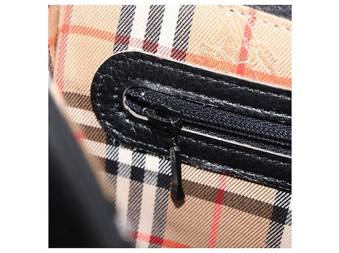 Borsa a tracolla Burberrys in pelle nera e oro Auth ep16288A Nero D'oro - vista 23