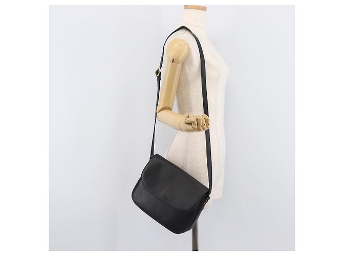 Borsa a tracolla Burberrys in pelle nera e oro Auth ep16288A Nero D'oro - vista 26