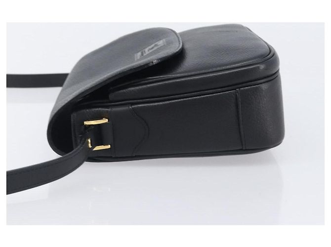 Borsa a tracolla Burberrys in pelle nera e oro Auth ep16288A Nero D'oro - vista 5
