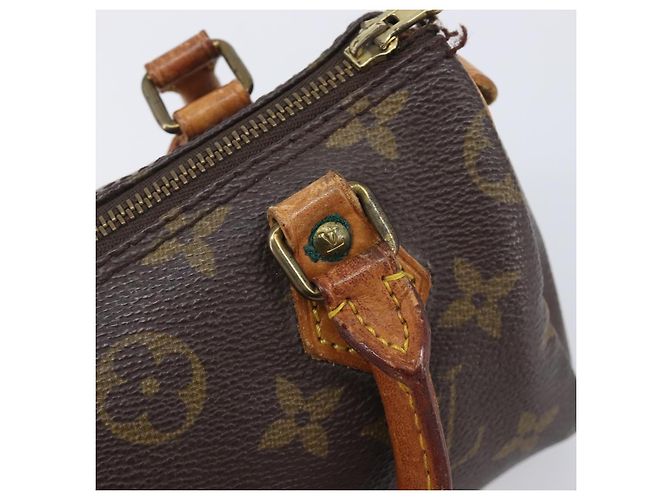 LOUIS VUITTON Monogram Mini Speedy Hand Bag M41534 LV Auth 208840 Monogramme - vue 10