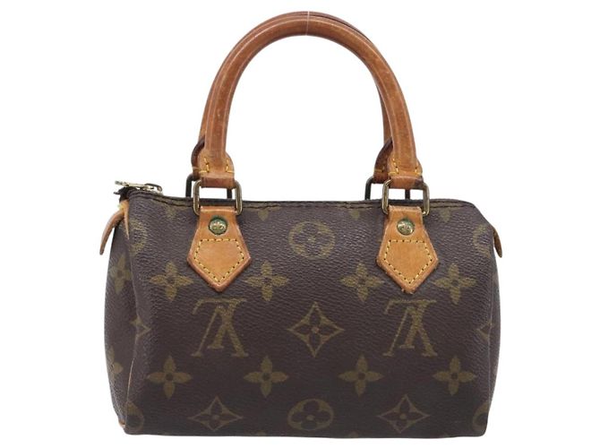 LOUIS VUITTON Monogram Mini Speedy Hand Bag M41534 LV Auth 208840 Monogramme - vue 2