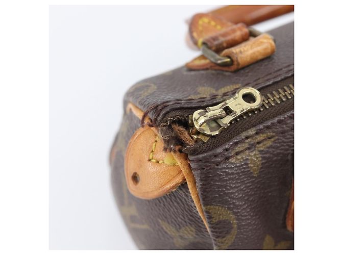LOUIS VUITTON Monogram Mini Speedy Hand Bag M41534 LV Auth 208840 Monogramme - vue 20