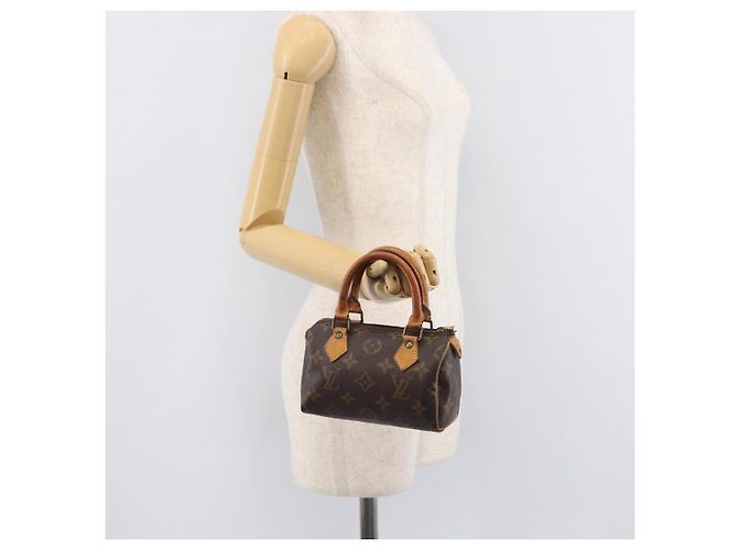 LOUIS VUITTON Monogram Mini Speedy Hand Bag M41534 LV Auth 208840 Monogramme - vue 24