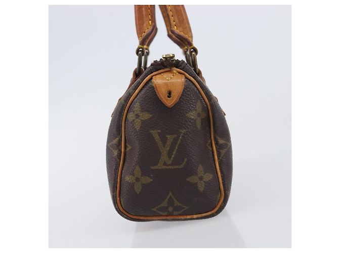 LOUIS VUITTON Monogram Mini Speedy Hand Bag M41534 LV Auth 208840 Monogramme - vue 3