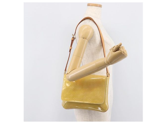 LOUIS VUITTON Monogram Vernis Thompson Street Bag Beige M91301 LV Auth BA16424A - vista 25