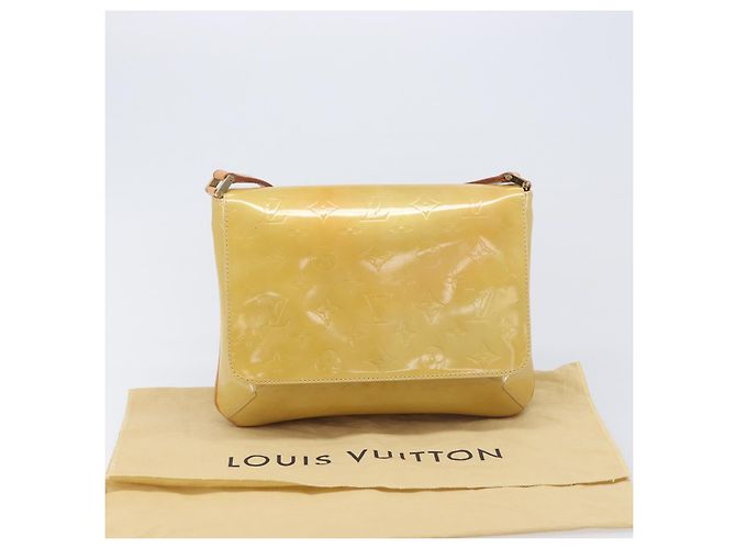LOUIS VUITTON Monogram Vernis Thompson Street Bag Beige M91301 LV Auth BA16424A - vista 26